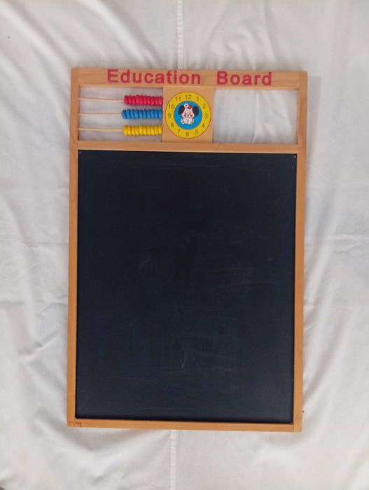 Tabla magnetica 2 in 1 Whiteboard+ tabla neagra pentru creta