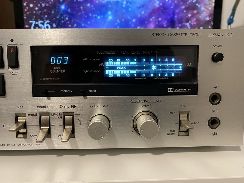 Deck Luxman K-8 Silver