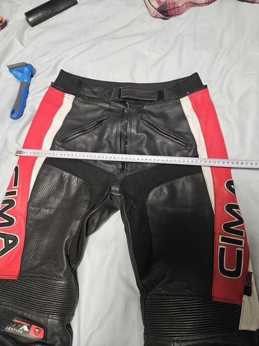 Pantaloni moto Cima din piele