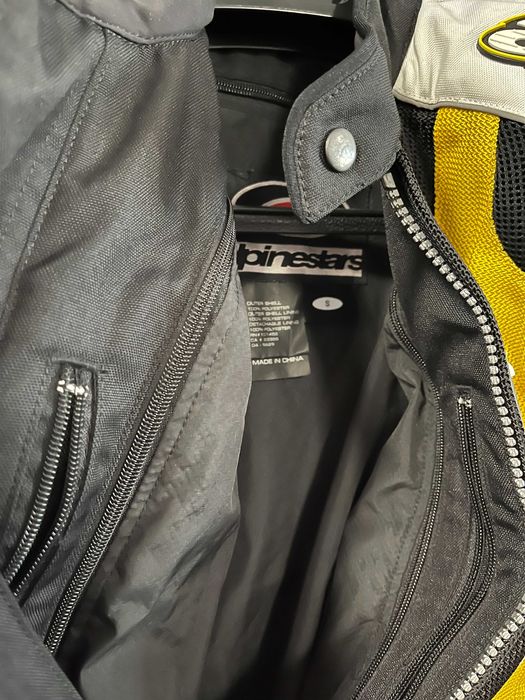 Текст.мото яке ALPINESTARS SMX-AIR,разм.S 48-50,протектори и подплата