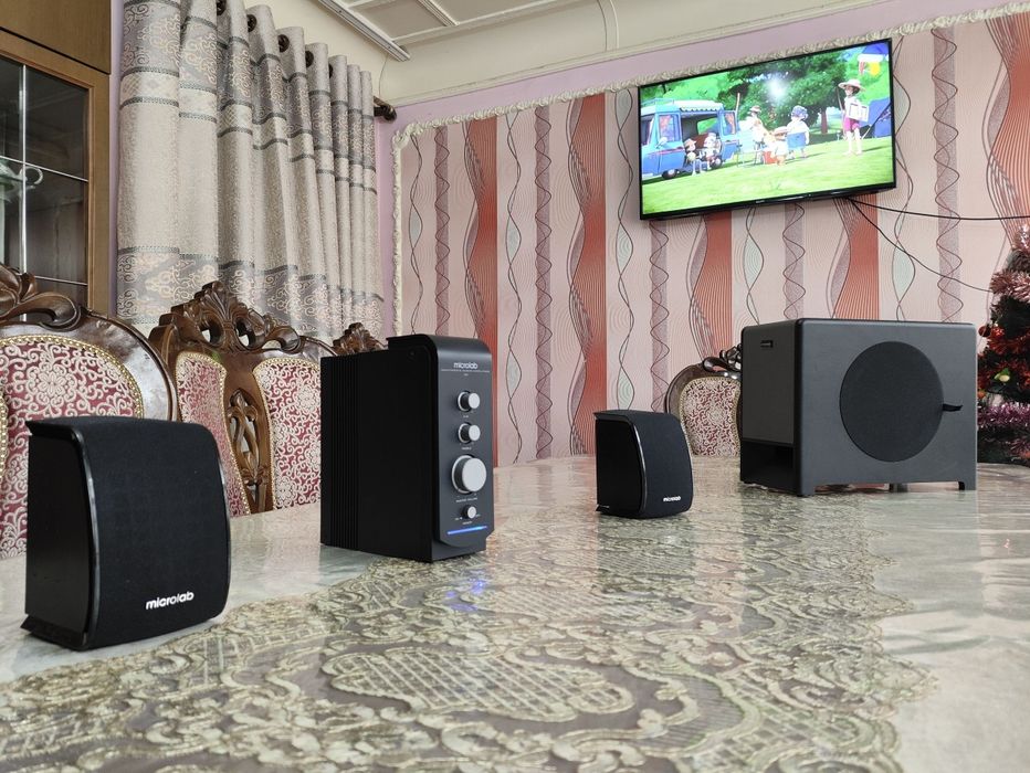 2.1 microlab aybi yo‘q orginal subwoofer sotiladi