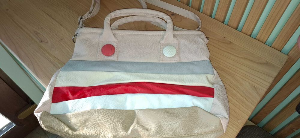 Geantă din piele naturală, de umăr și crossbody
