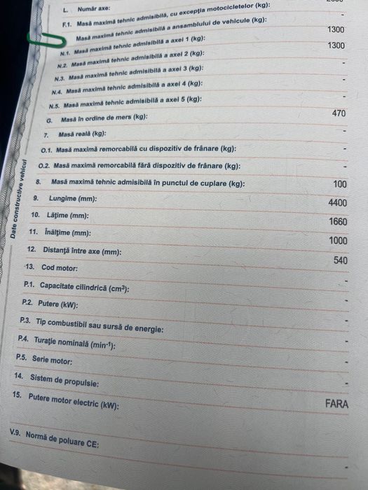 Remorca Ruku 2600kg 2 axe