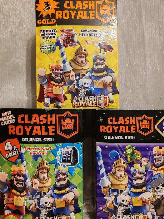 Cartonase Clash Royale seria 3 Gold seria 4 5
