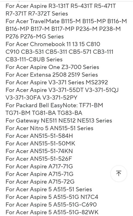 Батерия лаптоп Acer