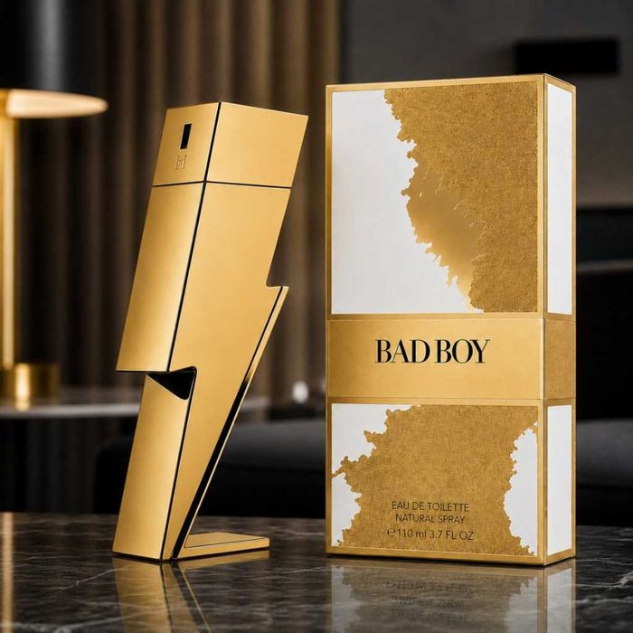 Луксозен мъжки парфюм Bad Boy, Eau de Toilette ,110 ml, с бергамот, черен пипер, кедър, тонка и какао