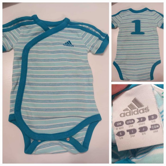 Анцуг анорак боди ръкавици adidas за момче 68/80 см