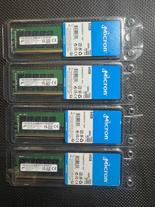 Memorie RAM Server Micron 64GB DDR4 3200MHz ECC RDIMM Server Workstation