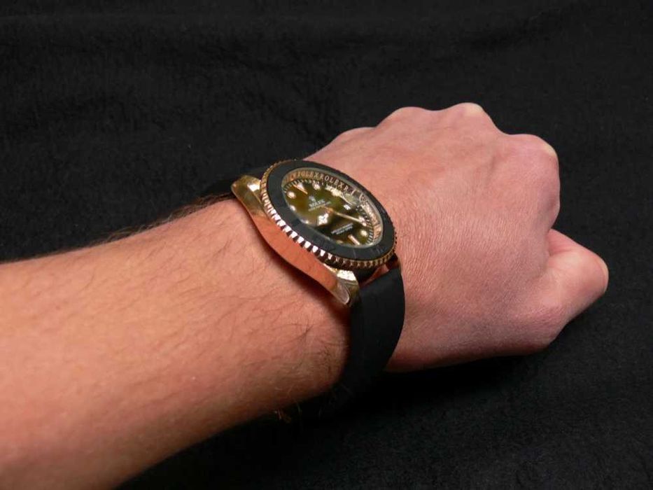 CEAS TIP R.O.L.E.X YACHT-MASTER Gold&Black Silicone Edition 2026 NOU !