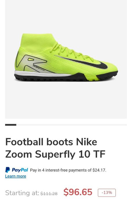ghete de fotbal Nike Mercurial 37
