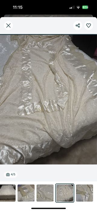 Set pilota pat,fata de masa mare si draperii ca noi!!super pret!