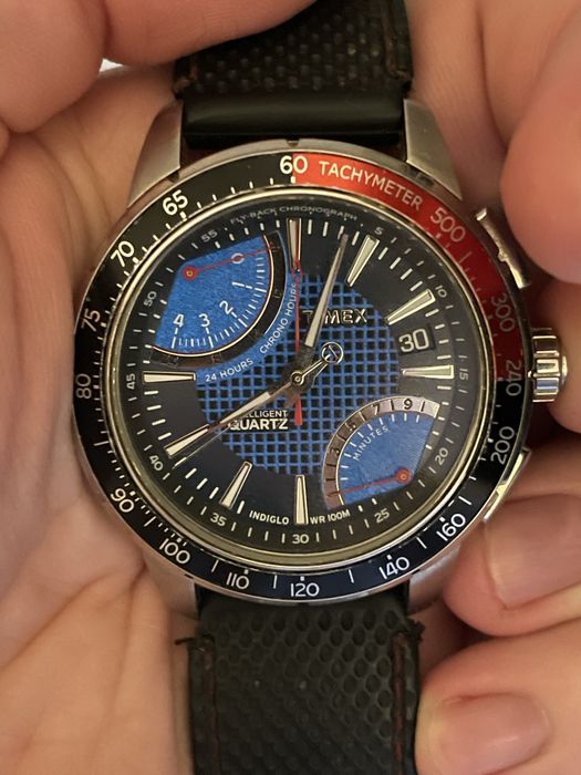 Timex Intelligent Quartz flyback chronometer