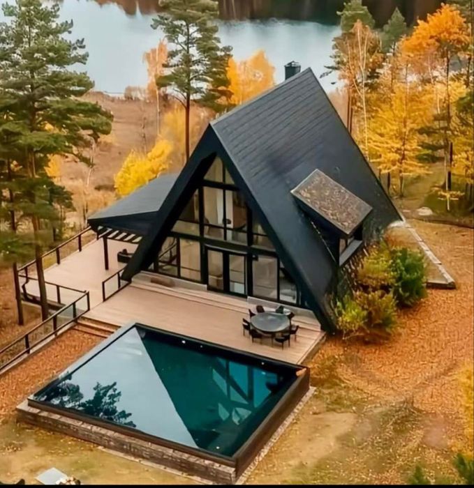 A-frame дом под ключ от 500 долларов за м²