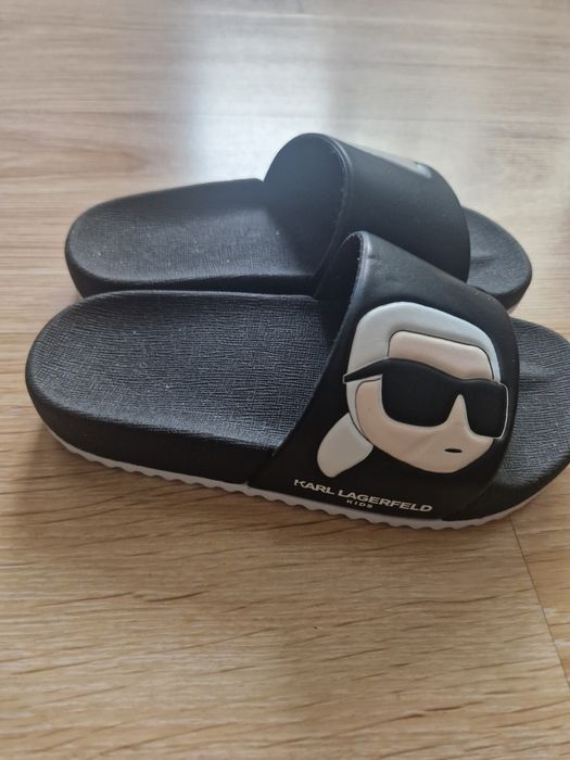 Karl Lagerfeld нови кожени чехли