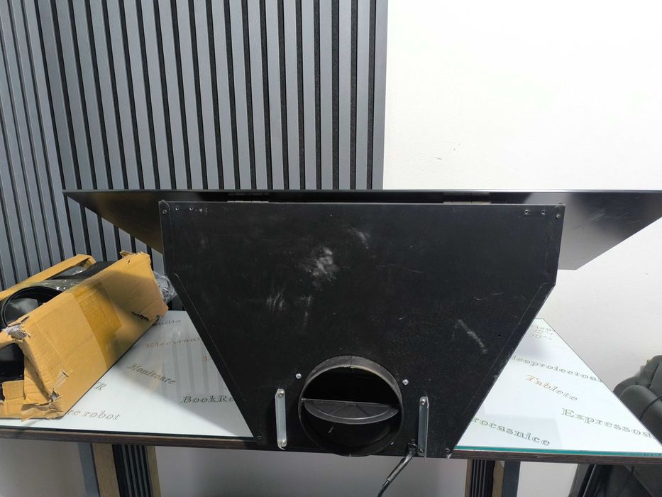 Hotă de Bucătărie Hoover - Panou Sticlă Negru - Wi-Fi/Aplicație Mobilă