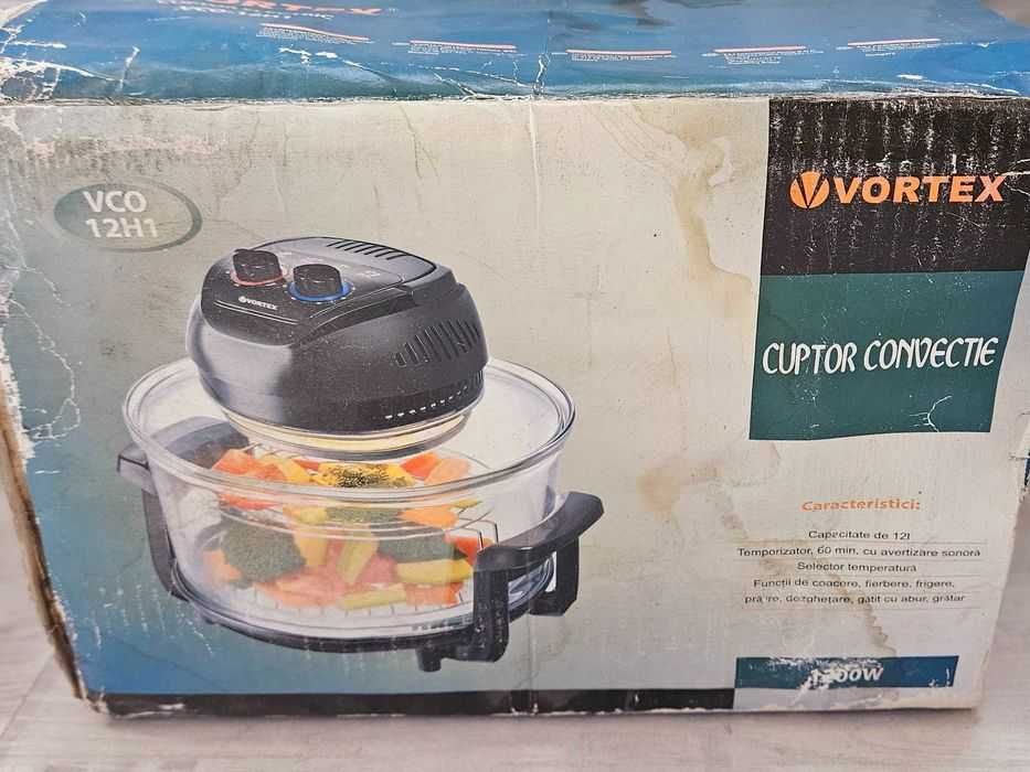 Cuptor cu convectie VORTEX, grătar superior, grătar inferior, suport