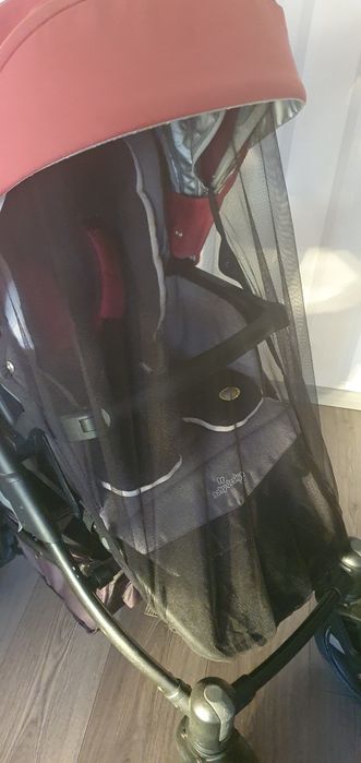Количка 2в1 Husky Baby design зимно чувалче и ръкавица за дръжката