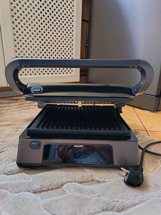 Gratar electric Philips HD6307/70 Seria 7000, 2200 W, nou.