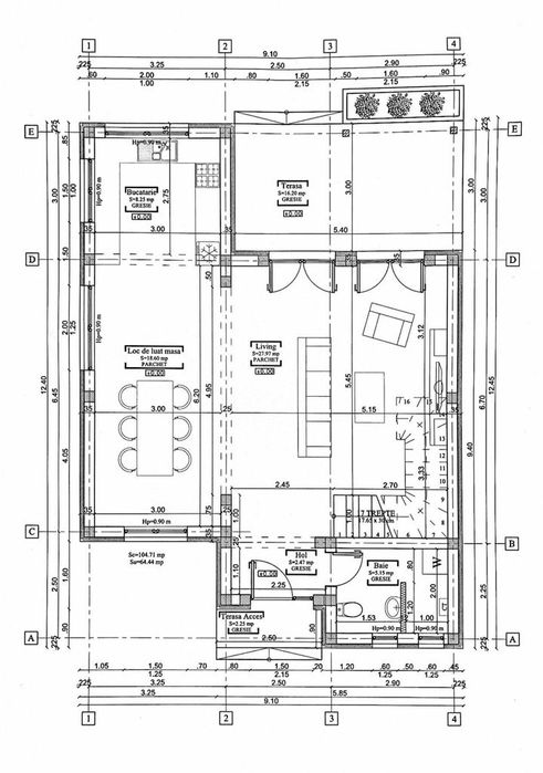 Casa individuala, 4 camere, 120mp, 589mp teren, Cartierul Primăverii!