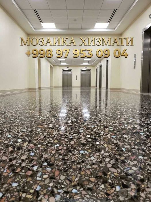 Mazayka Мазайка Стяжка styashka Мозаика шлифовка Mozayka xizmati
