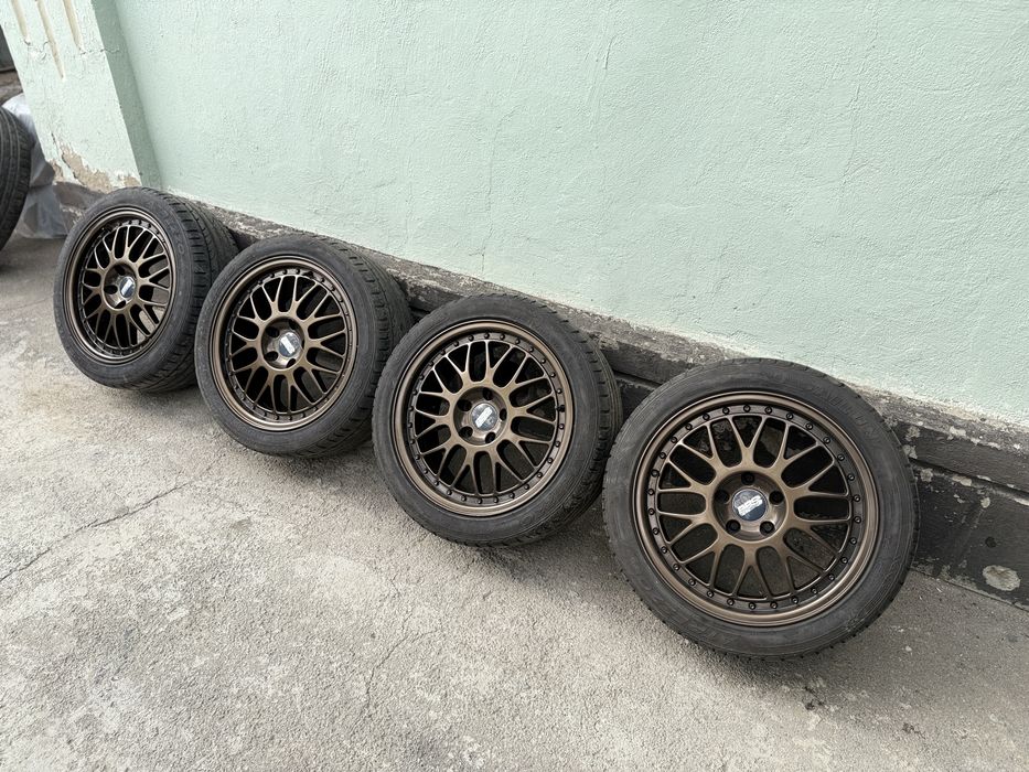 Продам диски Bbs с резиной летней 225/45/17 Разболтовка 5/100