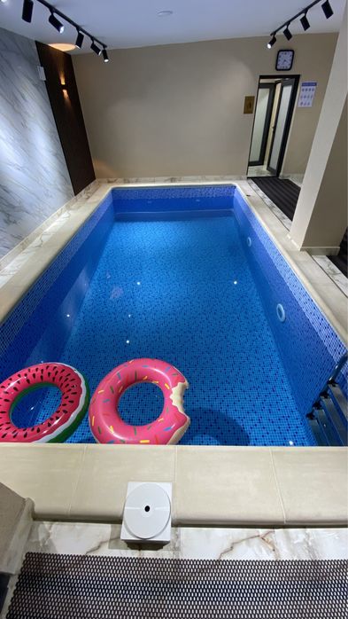 Сауна с бассейном