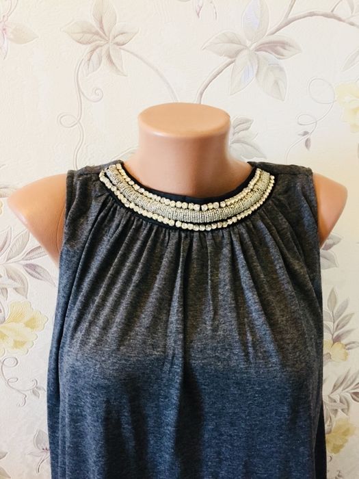 Rochie Gri, ideala si pentru gravide