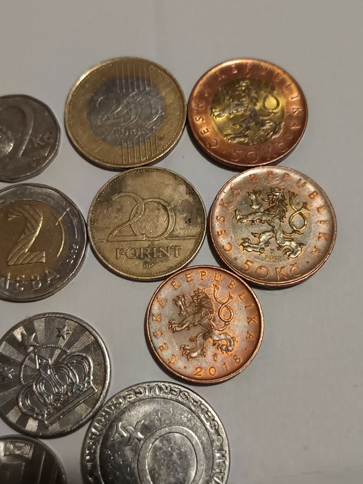 Lot de monede vechi de colecție