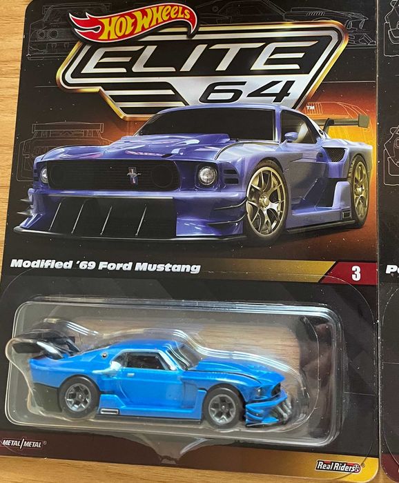Hot Wheels Elite - BMW, Datsun, Porsche, Ford Mustang - с протектор