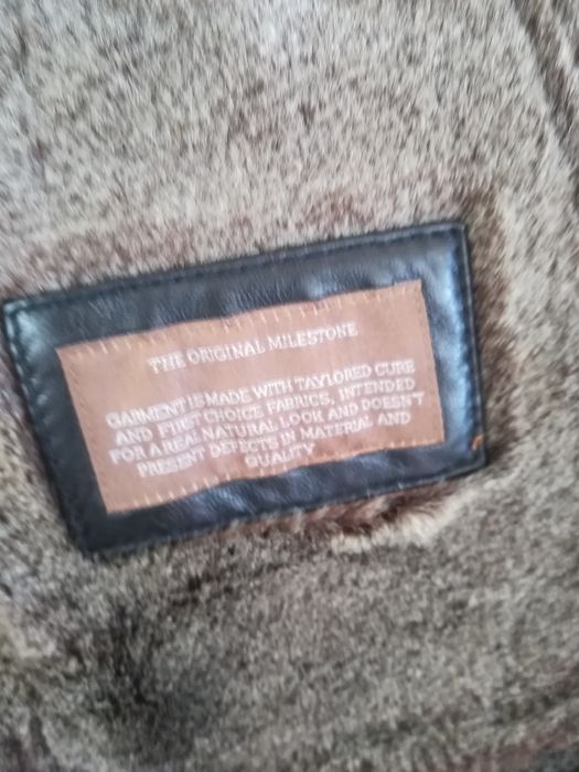 Geaca piele bărbați Milestone Aviator mărimea 56