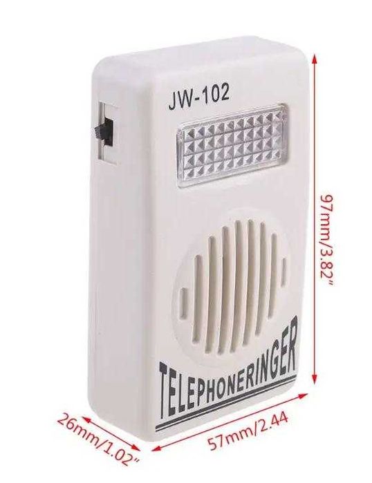 95dB Мигаща Аларма Усилвател Звук Стационарен Телефон Лош Слух Глухота