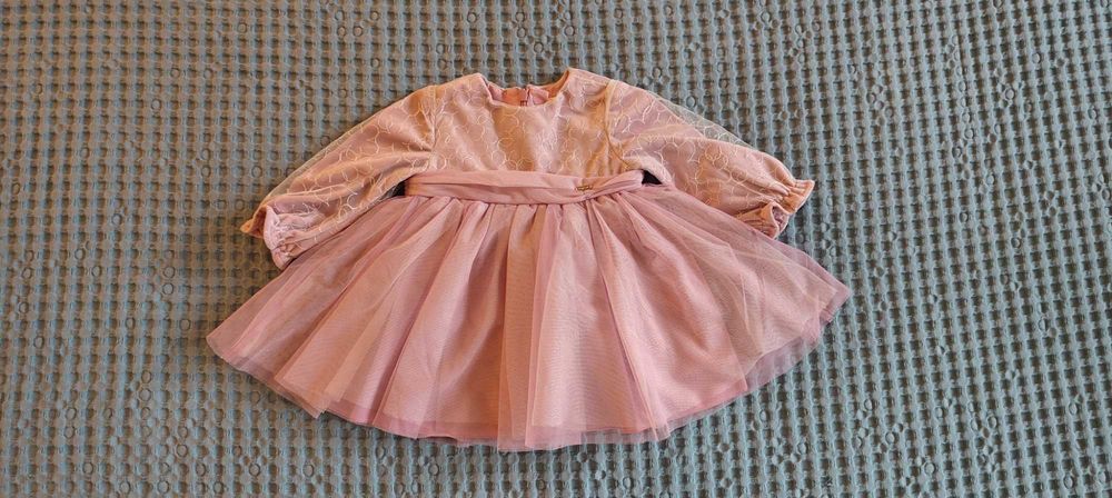 Рокля Майорал с чорапогащник 70 размер, 4-6 м