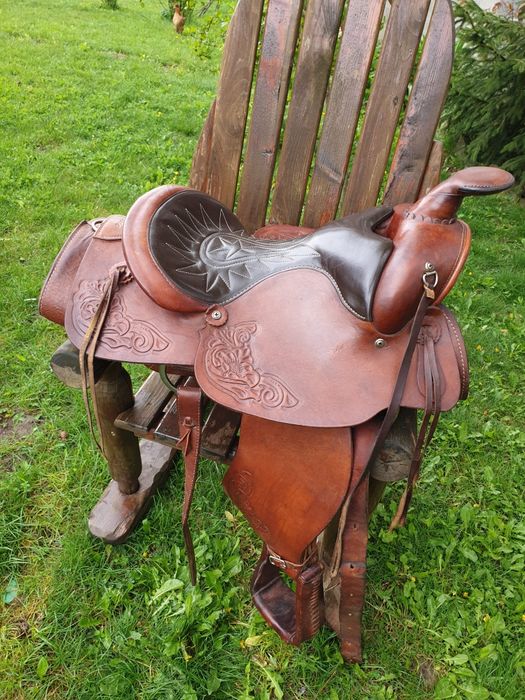 Șa călărie-Wester -Texas sau schimb cu vitel