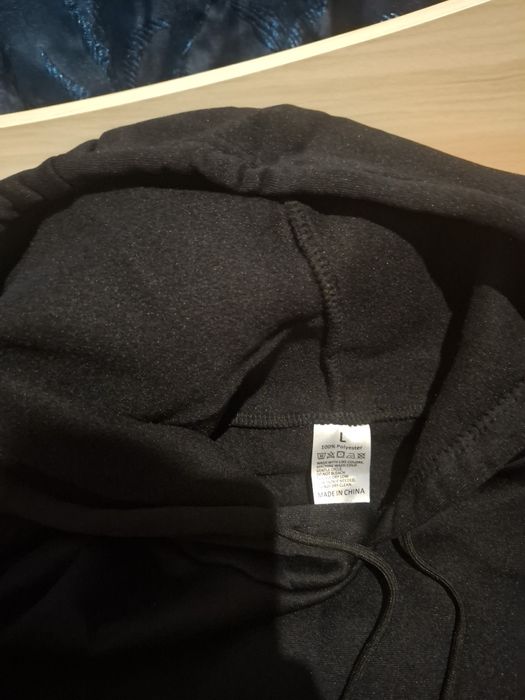 Мъжко черно худи