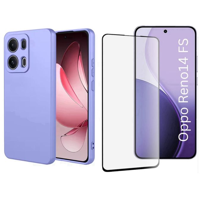 Husa Guardian Catifea Interior si Folie Sticla - Oppo Reno 14F 14 FS