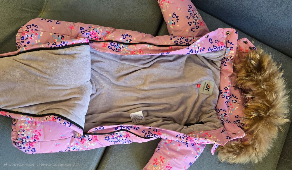 Тёплый комбенизон на девочку...