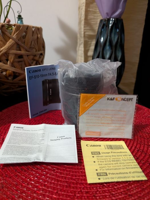 Obiectiv Canon EF-S 10-18mm IS STM