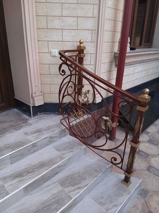 naves darvoza kovka reshotka огрождения перила хайтек лексан ворота