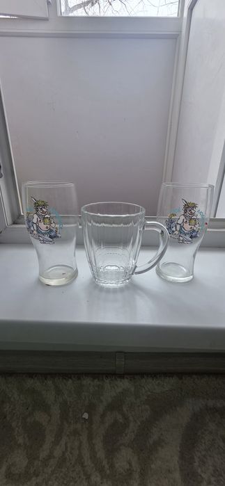 Пивные бакалы 3 штуки