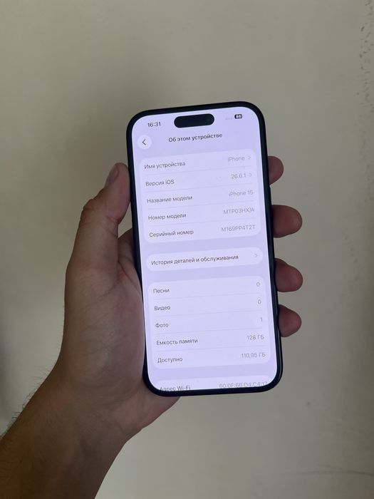 Iphone 15 128gb 78% без ремонт