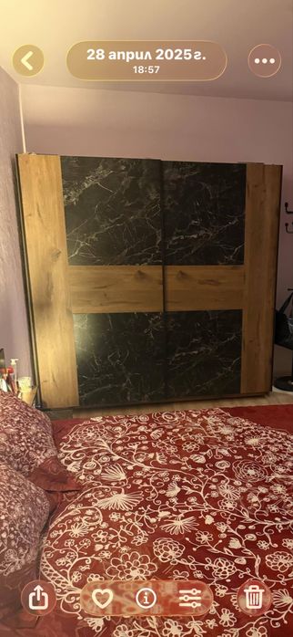 Гардероб с плъзгащи врати 80€