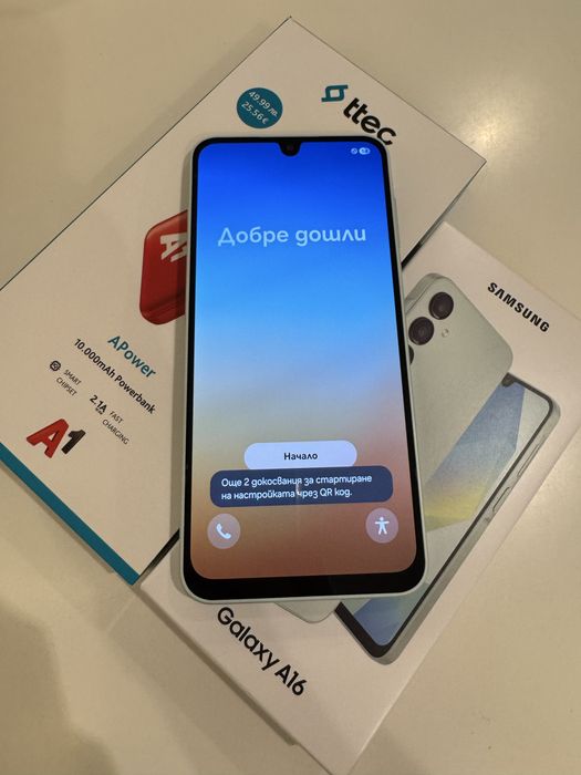 Samsung galaxy A16 128 GB + подарък батерия