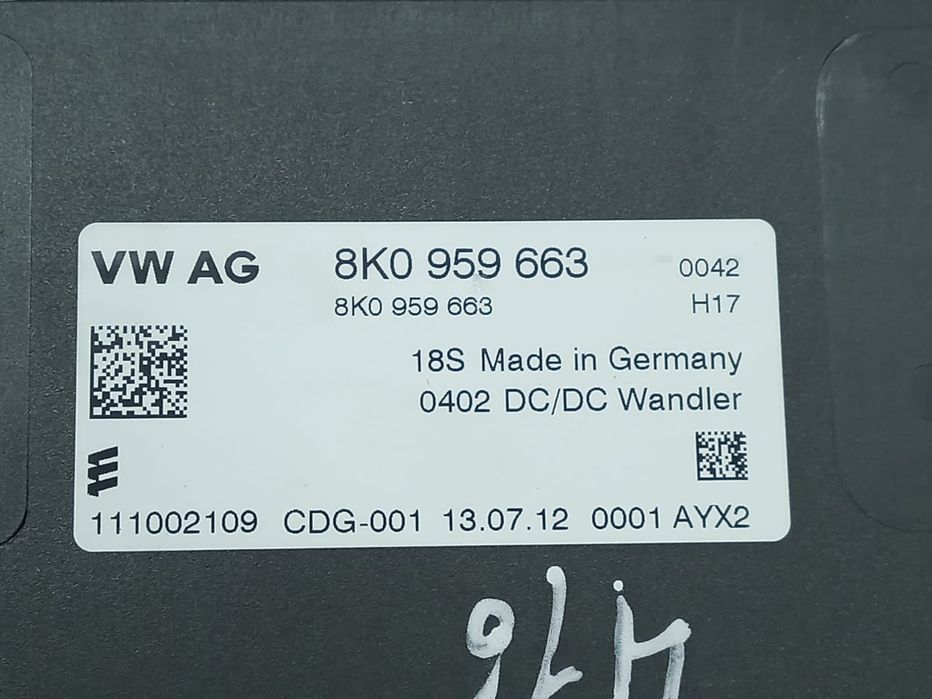 Modul stabilizator tensiune 8k0959663 Audi A4 B8/8K (facelift)  [din