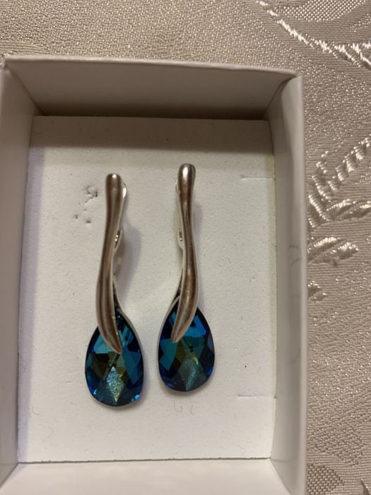 Сребърни обеци