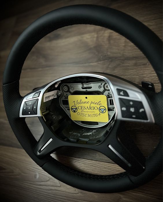 Volan piele naturală Nappa Mercedes E-Class ML W166 w212 2009-2016