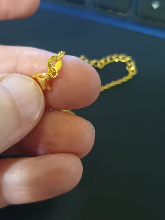 Bratara argint 925 placat cu aur