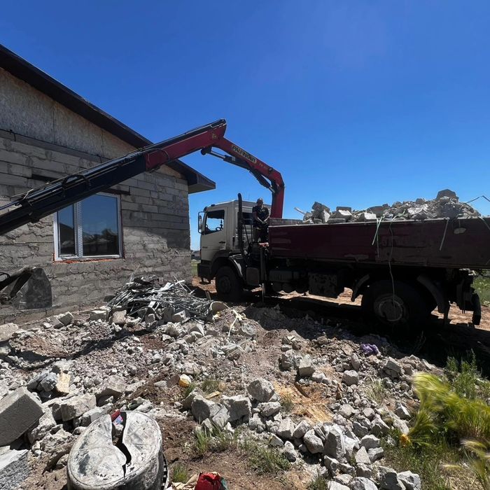 Услуги грейфера вывоз мусора