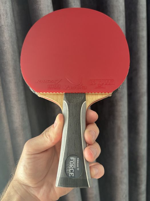 Paletă profesională tenis de masă Tibhar Samsonov Force Black + Rakza 7 / 7 Soft