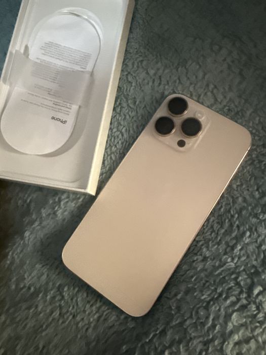 Iphone16pro Max Gold karobka dakument bor
