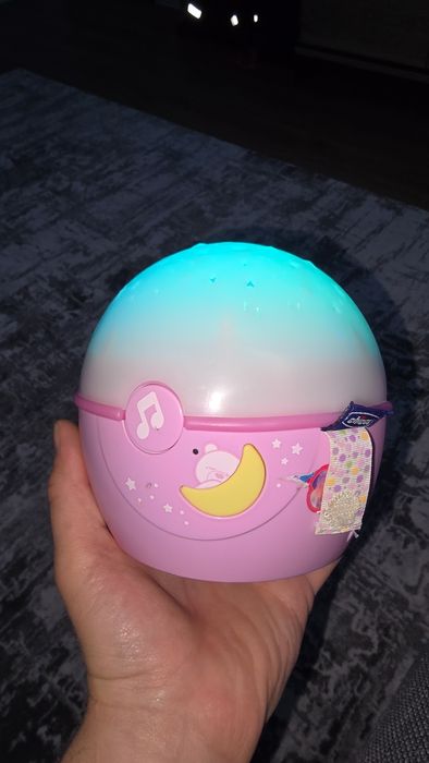 Glob Proiector pentru patut si veioza Chicco „Next 2 stars”, Roz
